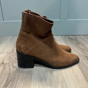 Treasure & Bond Farrah studded ankle boots brown‎ women's size 8.5